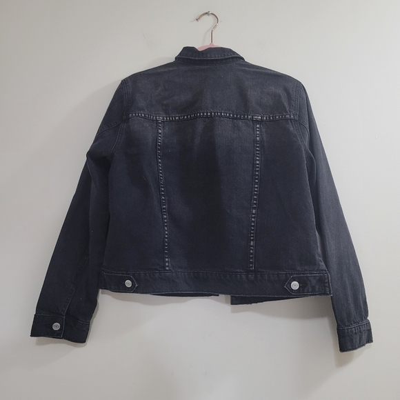 STS blue Nordstrom Melanie crop boyfriend jean jacket L - Picture 2 of 5